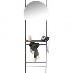 Coat Rack With Mirror Moon